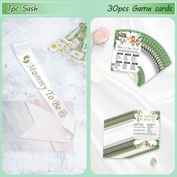 Gender Neutral Woodland Baby Shower Decorations Kit X002ZHQ6RD - Picture 3 of 7